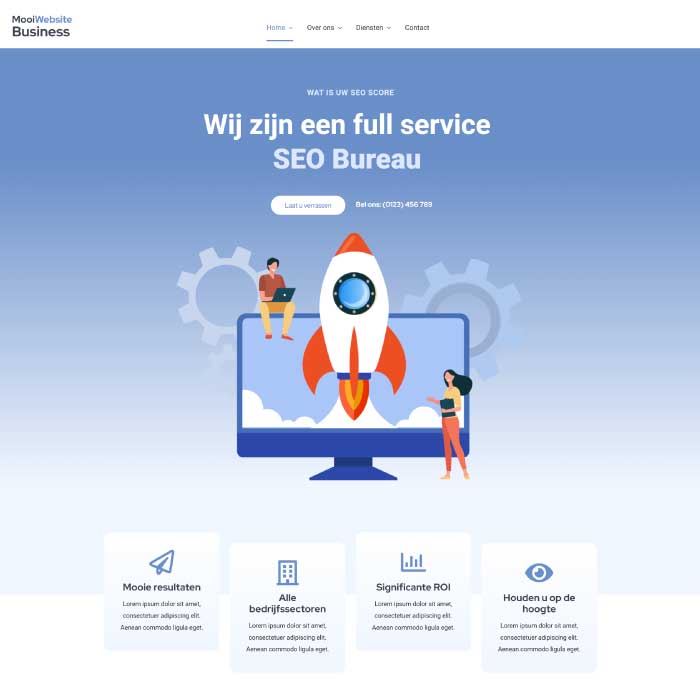 Digiminds - All-in online marketing website template