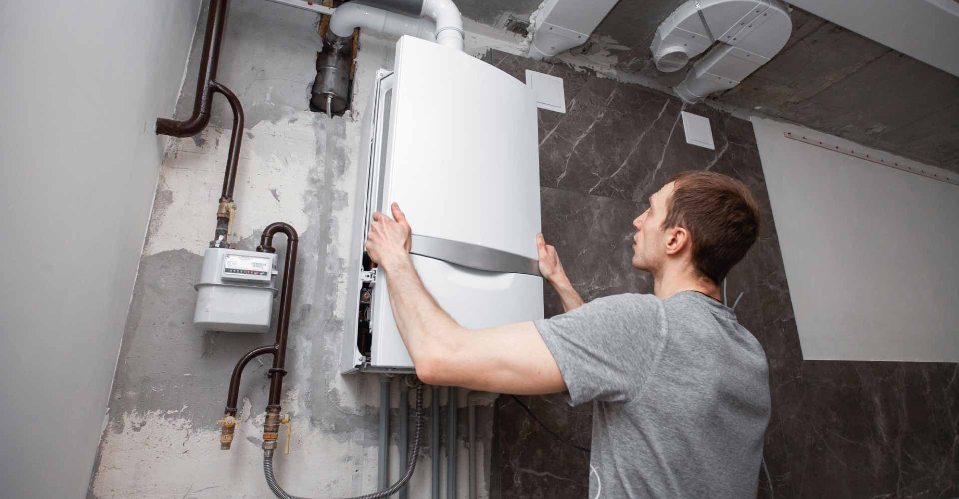 Klusbedrijf installatie van een boiler