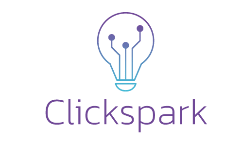 Opzet logo clickspark